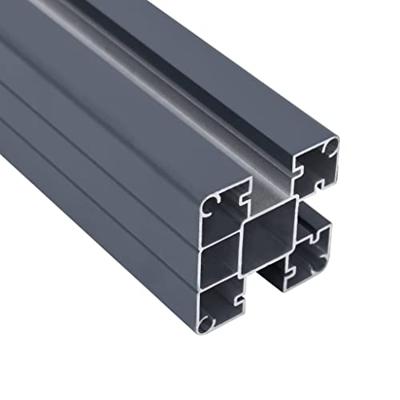 VidaXL Schuttingpalen 3 st 185 cm aluminium donkergrijs - thumbnail