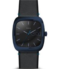 Horlogeband Fossil FS5351 Leder Zwart 22mm Horlogeband Fossil FS5351 Leder Zwart 22mm