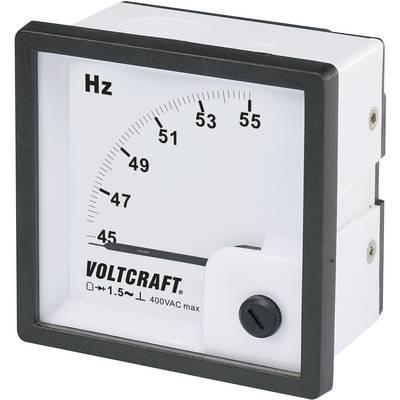 VOLTCRAFT AM-72X72/50HZ AM-72X72/50HZ Analoog inbouwmeetinstrument AM-72x72/50 Hz 45 - 55 Hz Draaispoel