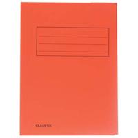 Class'ex dossiermap, 3 kleppen, oranje - thumbnail