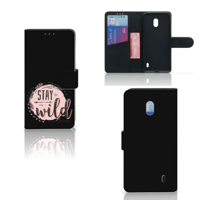 Nokia 2.2 Leuk Hoesje Boho Stay Wild - thumbnail