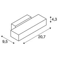 SLV UplighterAndreas 20cm wit - 1002925 - thumbnail