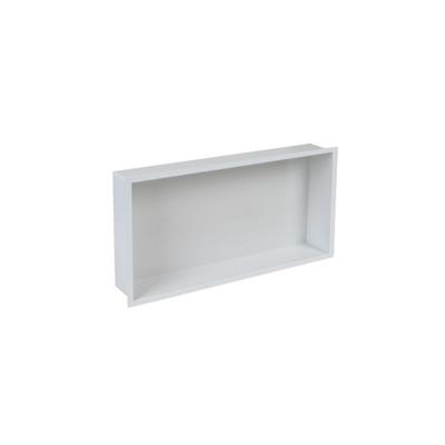 Plieger Inbox inbouwnis met flens 60x30x7.5cm waterproof wit 4330046