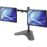Manhattan 461559 Monitorvoet Aantal monteerbare displays: 2 Display(s) 33,0 cm (13) - 81,3 cm (32) Zwart In hoogte verstelbaar, Kantelbaar, Zwenkbaar - thumbnail
