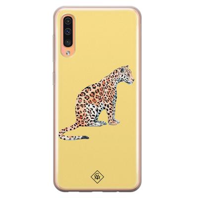 Samsung Galaxy A50/A30s siliconen hoesje - Leo wild Samsung Galaxy A50/A30s siliconen hoesje - Leo wild