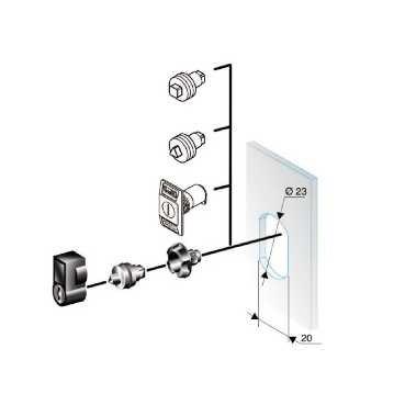 Schneider Electric NSYTHL3113APLM Vergrendeling 1 stuk(s) Schneider Electric NSYTHL3113APLM Vergrendeling 1 stuk(s)