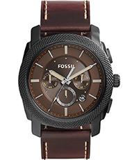 Horlogeband Fossil FS5121 Leder Bruin 24mm Horlogeband Fossil FS5121 Leder Bruin 24mm
