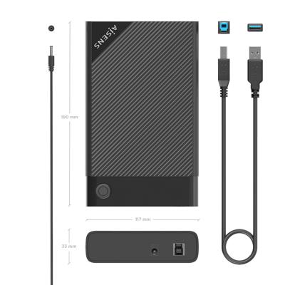 Externe Doos Aisens ASE-3529B Zwart