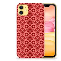 Apple iPhone 11 TPU bumper Batik Rood - thumbnail