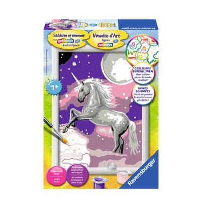 Ravensburger Schilder op Nummer Eenhoorn Ravensburger Schilder op Nummer Eenhoorn