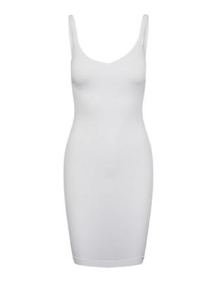 Naadloze onderjurk - Ballroom - Gladde onderjurk - Wit - Huidskleur - Zwart