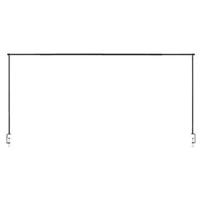 Tafelklem Ton - zwart - 90-97x140-250x8 cm - thumbnail