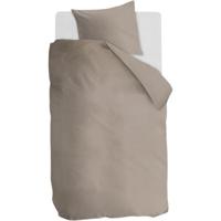 Dekbedovertrek Cotton Uni Taupe 140x200/220 - thumbnail