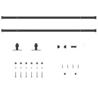 VidaXL Ophangset voor schuifdeur 213 cm koolstofstaal - thumbnail