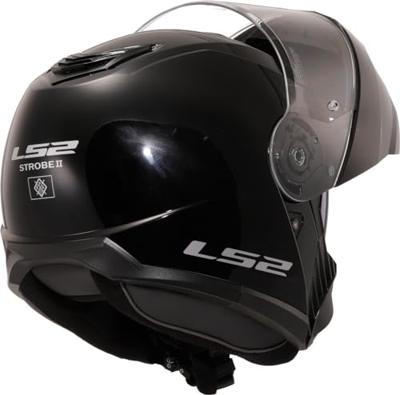 LS2 opklapbare helm "ff908 strobe ii solid" helmet ff908 strob.ii solid 3xl black