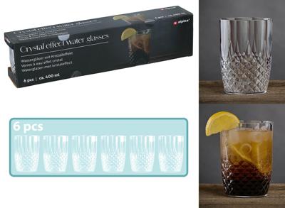 6 Waterglazen - 400 ml 6 Waterglazen - 400 ml