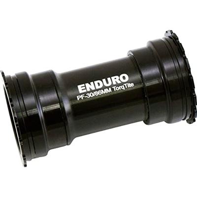 ENDURO BEARINGS Torqtite bottom bracket - bb386 to 30mm - a/c ss - black