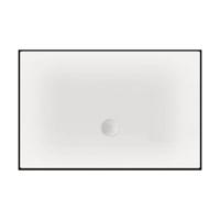Xenz Flat Zero douchevloer - 120x90x4 - Acryl - wit 6512-01 - thumbnail