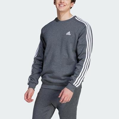 adidas Essentials Crew Sweater Donkergrijs Wit