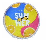 Strandlaken Rond polyester - diameter 150cm - SUMMER - thumbnail