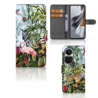 Telefoonhoesje | Met pasjeshouder | voor OPPO Reno10 | 10 Pro Jungle