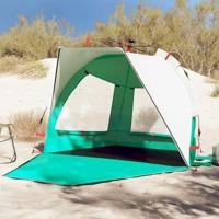 VidaXL Strandtent 2-persoons waterdicht snelontgrendeling zeegroen - thumbnail