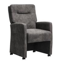 Eetkamerstoel Daniel - antraciet - thumbnail