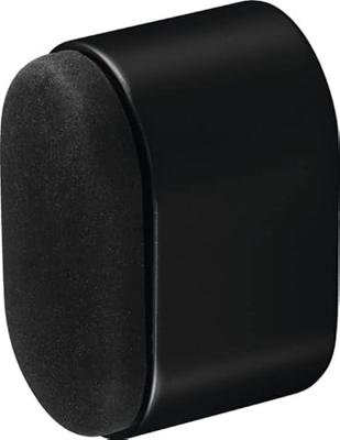 DEURBUFFER OVAAL 25MM MAT ZWART (4700) DEURBUFFER OVAAL 25MM MAT ZWART (4700)