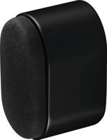DEURBUFFER OVAAL 25MM MAT ZWART (4700) - thumbnail