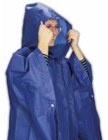 Regenjas Poncho Blauw (Één maat) - thumbnail