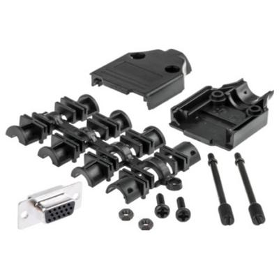 MH Connectors MHDTPPK9HD15FSK D-sub female connectorset 180 ° Aantal polen: 9 Soldeerkelk 1 stuk(s)