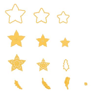 Nellie's Choice • shape dies bloemen en takken 10st.