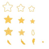 Nellie's Choice • shape dies bloemen en takken 10st. - thumbnail