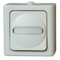 Kopp 560602007 BlueElectric Compleet Uitschakelaar, Wisselschakelaar spatwaterdicht Arctisch-wit 1 stuks 1 stuk(s) - thumbnail