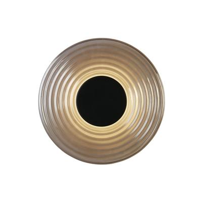 Searchlight WandlampCleo zwart en smoke glas - 32210SM