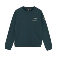 Indian Blue Jeans Winter sweater jongens - groen - loose fit/backprint - thumbnail