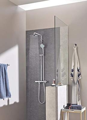 GROHE Euphoria Regendoucheset Opbouw - hoofddouche 21cm - massage handdouche - thermostatisch - chroom 27964000 - thumbnail