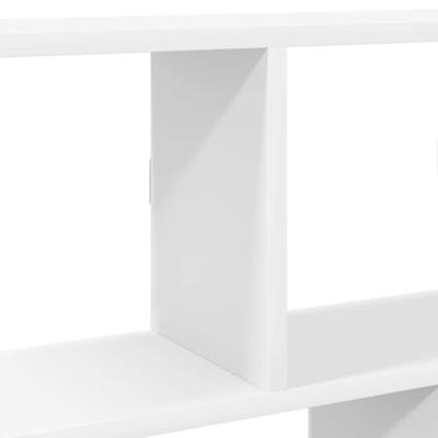 Wandschap kubus 12 vakken bewerkt hout wit - thumbnail