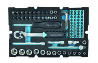 Brüder Mannesmann QUANTOOL Q25002 Dopsleutelset 1/4 (6.3 mm) 79-delig - thumbnail