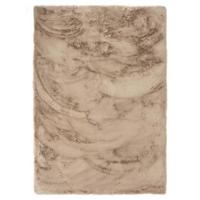 Tapeso Zacht hoogpolig vloerkleed - Comfy plus - taupe - 160x230 cm - thumbnail