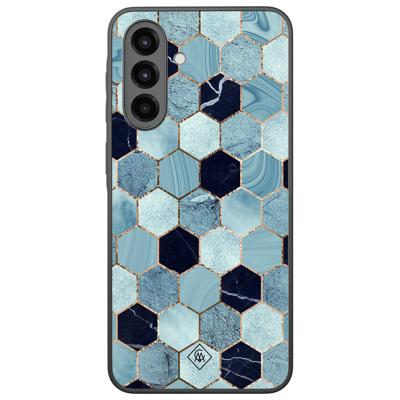 Samsung Galaxy A36 hoesje - Blue cubes