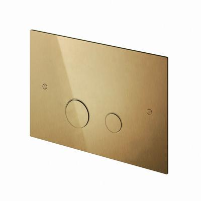 Hotbath Cobber bedieningspaneel voor de Geberit UP320 geborsteld messing Hotbath Cobber bedieningspaneel voor de Geberit UP320 geborsteld messing