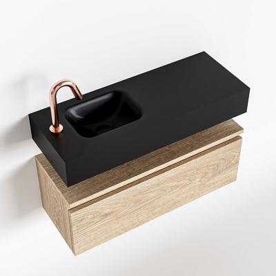 MONDIAZ ANDOR 80cm toiletmeubel washed oak. LEX 80cm wastafel urban links 1 kraangat MONDIAZ ANDOR 80cm toiletmeubel washed oak. LEX 80cm wastafel urban links 1 kraangat