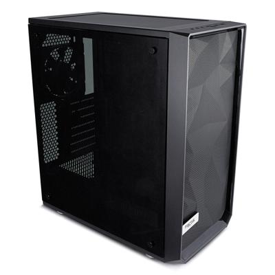 Fractal Design meshify c midi tower behuizing (zwart | 2x usb-a | tempered glass)