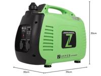 Zipper ZI-STE2000IV 4-takt Aggregaat met omvormer 2.2 kW 230 V 25 kg 1800 W - thumbnail