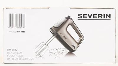 Severin 3832 Handmixer 400 W RVS, Grijs metallic