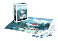 Puzzel - SENTOSPHERE - Calypto - 1000 stukjes - Besneeuwd landschap - Zijdezachte afwerking - Geschikt voor kinderen vanaf 9 jaar - thumbnail