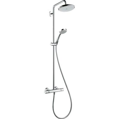 Hansgrohe Croma 220 regendoucheset met 5 straalsoorten Ø22cm chroom