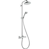 Hansgrohe Croma 220 regendoucheset met 5 straalsoorten Ø22cm chroom - thumbnail