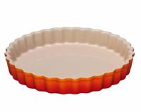 LE CREUSET - Aardewerk - Taartvorm 24cm Oranjerood - thumbnail